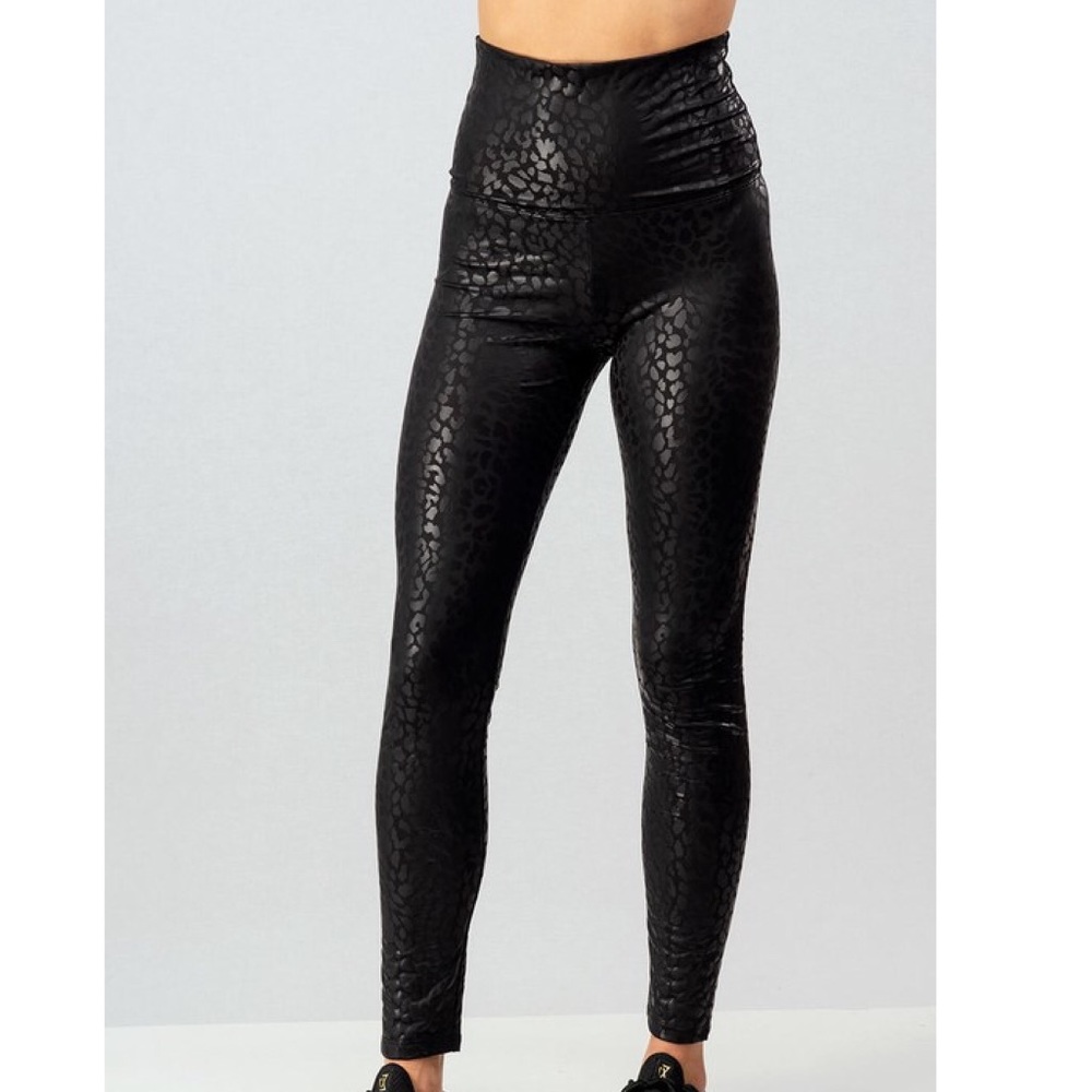 Leopard Print High Waist Legging - Picture 1 of 4